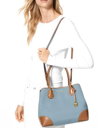 Michael Michael Kors Mercer Gallery Canvas Center Zip Tote