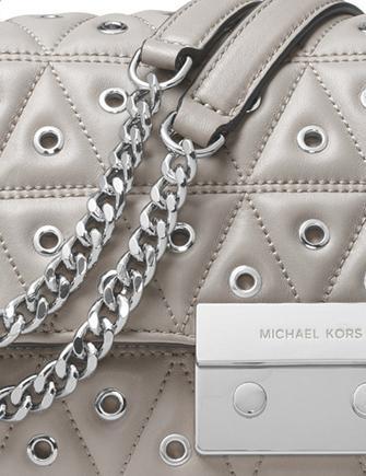 Michael Michael Kors Sloan Large Grommet Chain Shoulder Bag
