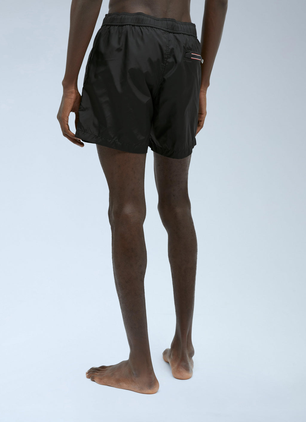 Moncler Men Logo Patch Swim Shorts
