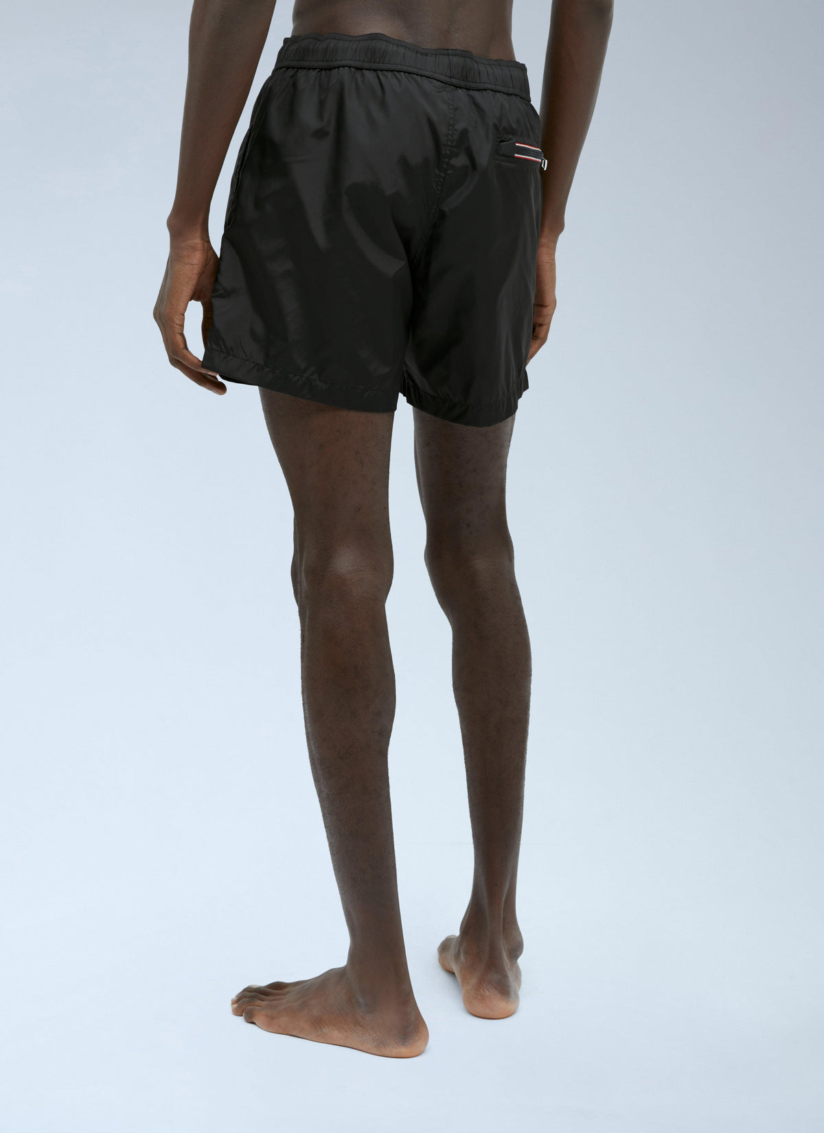 Moncler Men Logo Patch Swim Shorts