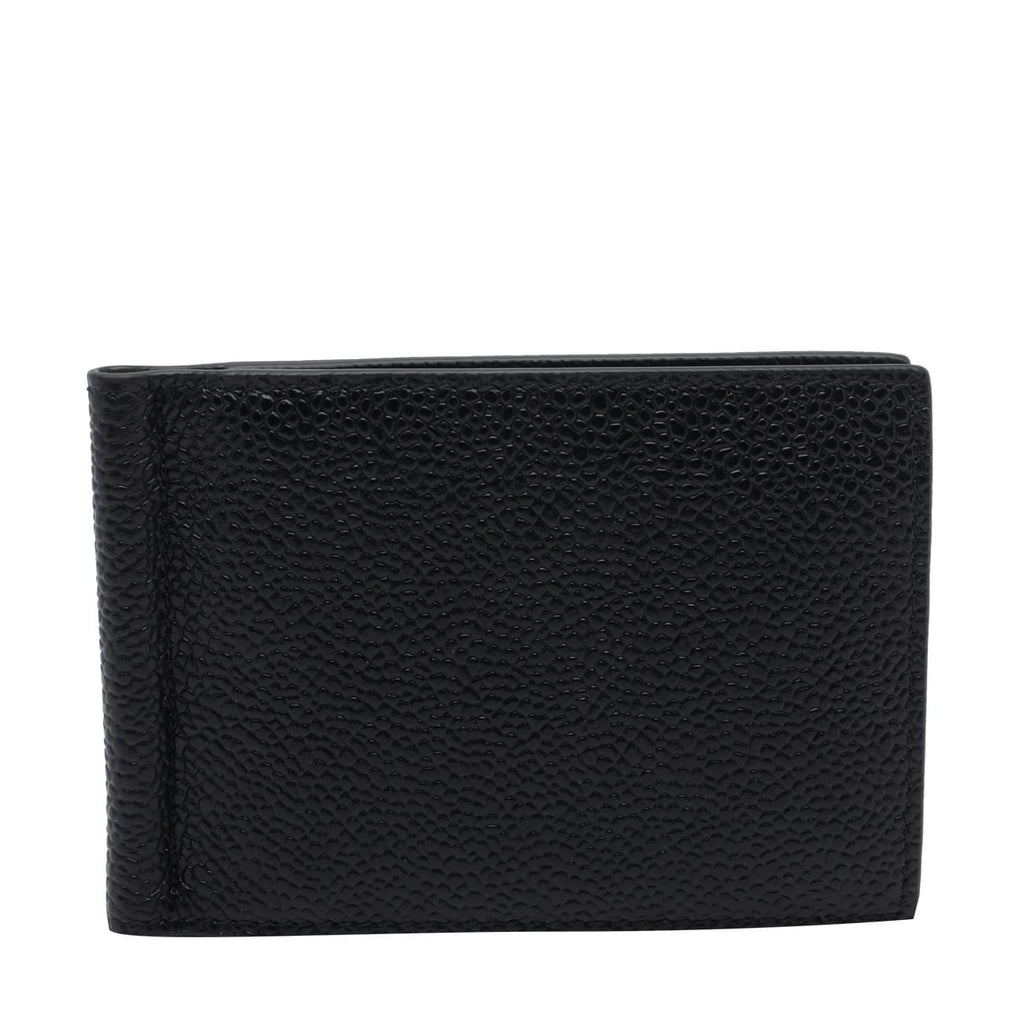 Thom Browne Men Money Clip Wallet With Inner Logo