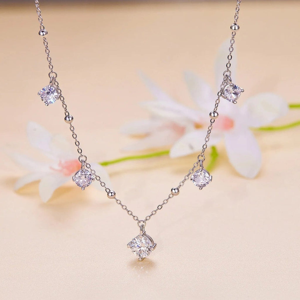 Pangama Moissanite Drop Necklace