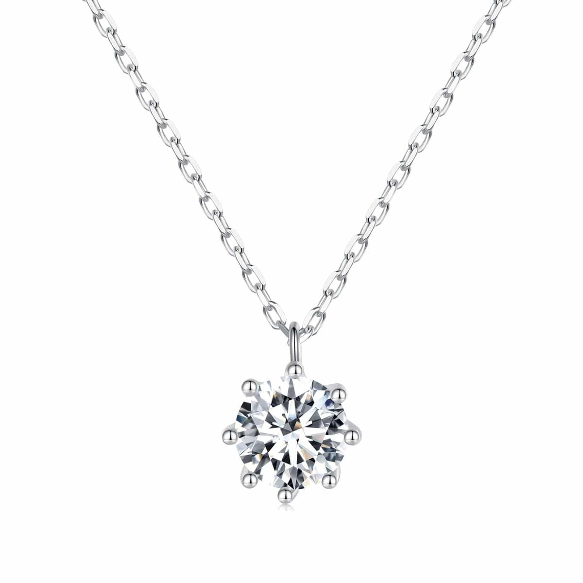 Pangama Moissanite Solitaire Necklace