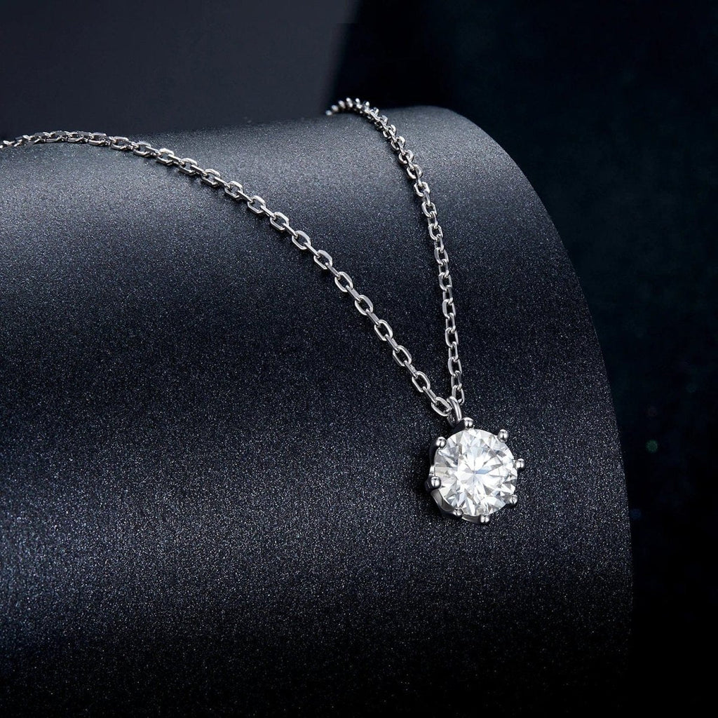 Pangama Moissanite Solitaire Necklace