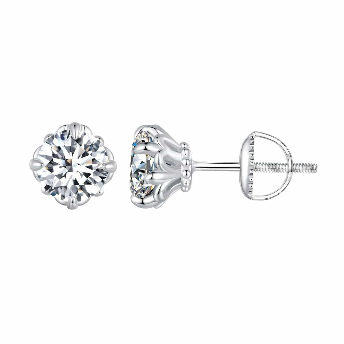 Pangama Moissanite Stud Earrings