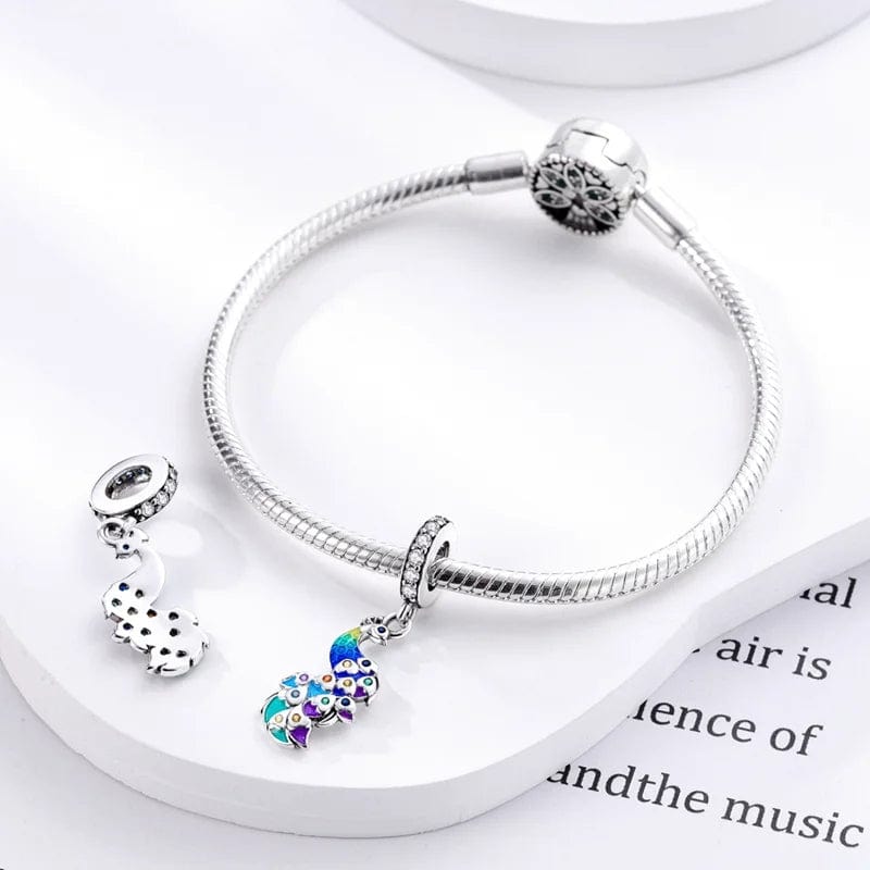 Peacock Dangle Charm