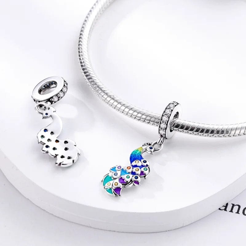 Peacock Dangle Charm