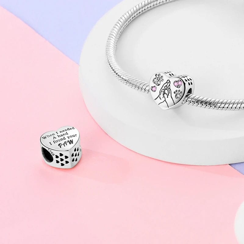 Pet & Human Connection Heart Charm