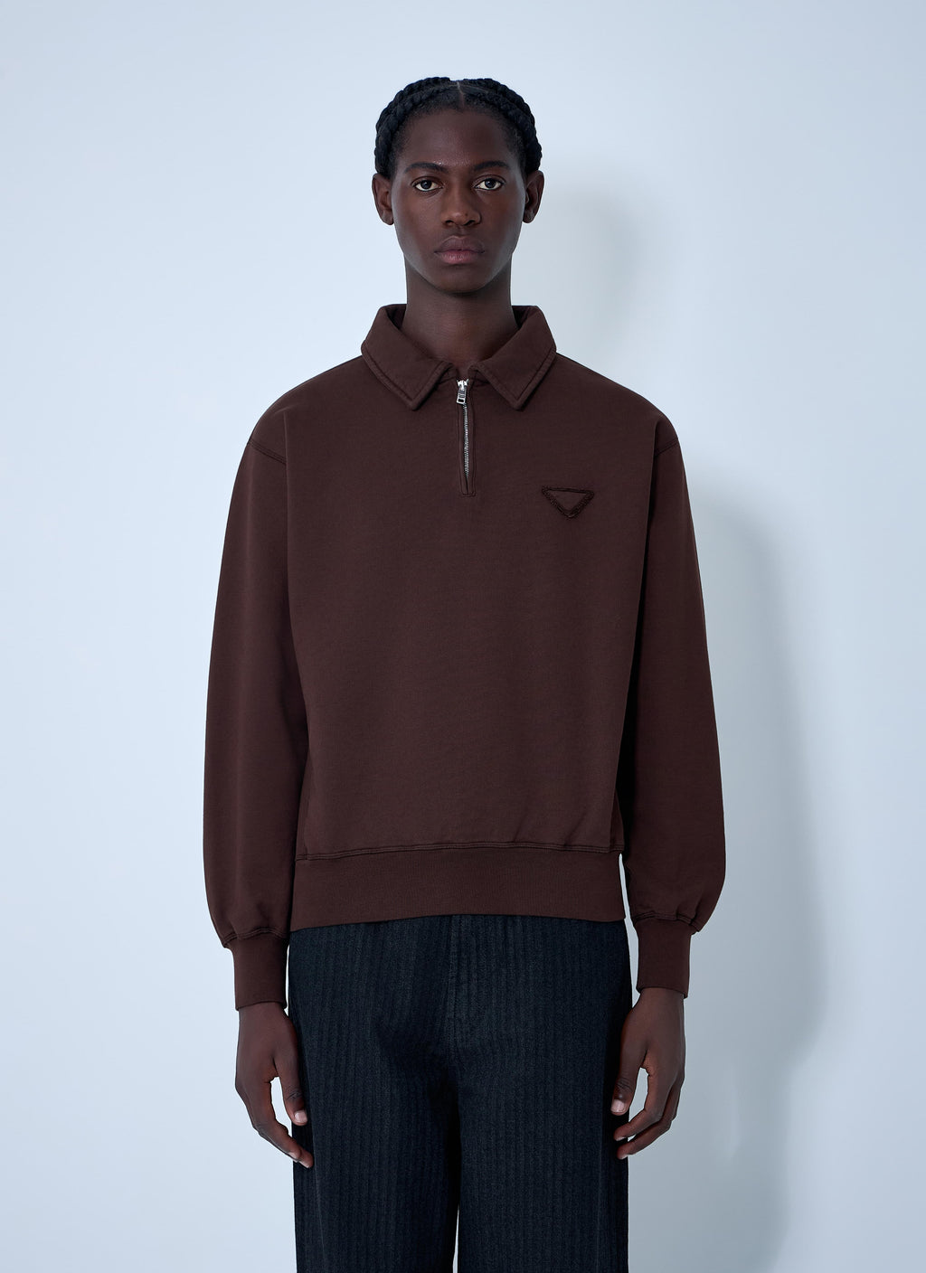 Prada Men Logo Motif Sweatshirt