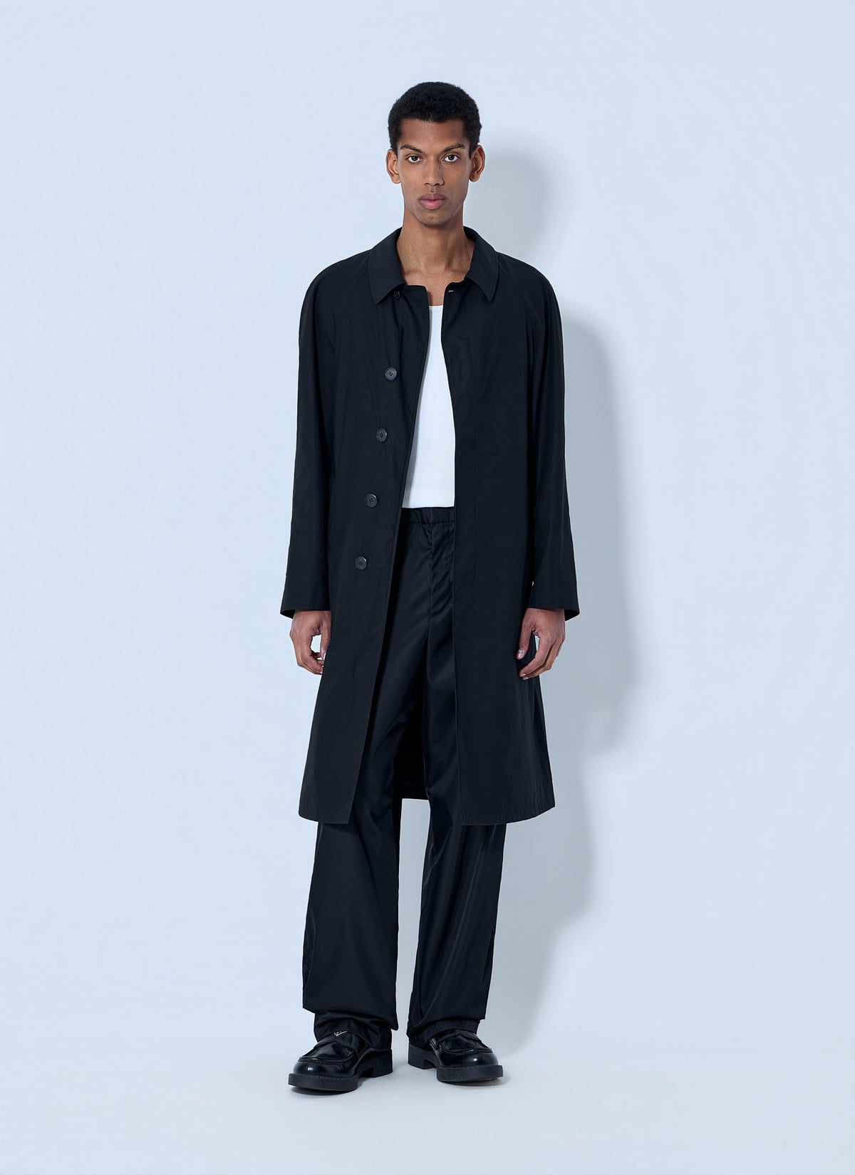 Prada Men Classic Single-Breasted Coat
