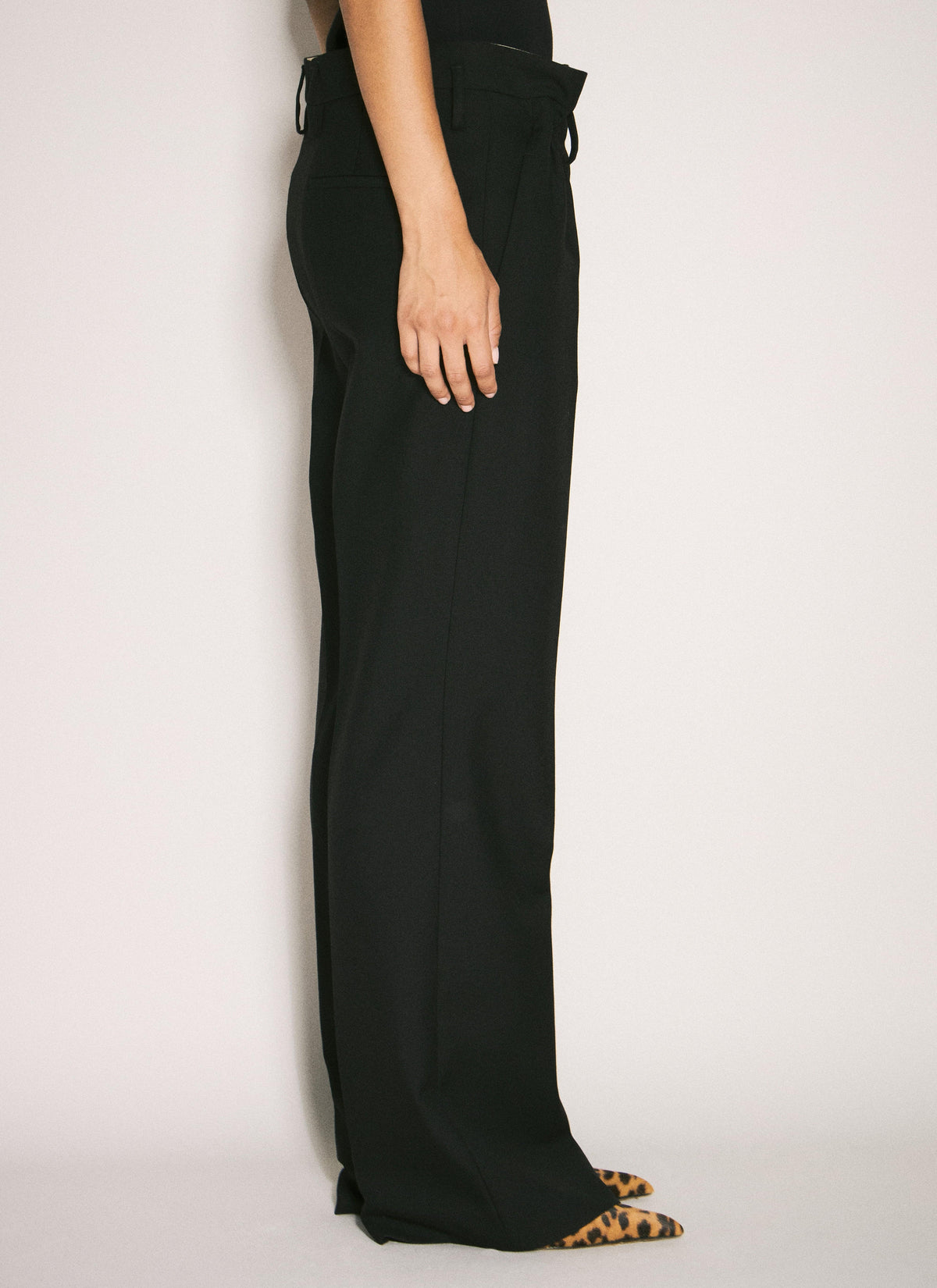 Prada Women Wool Gabardine Pants