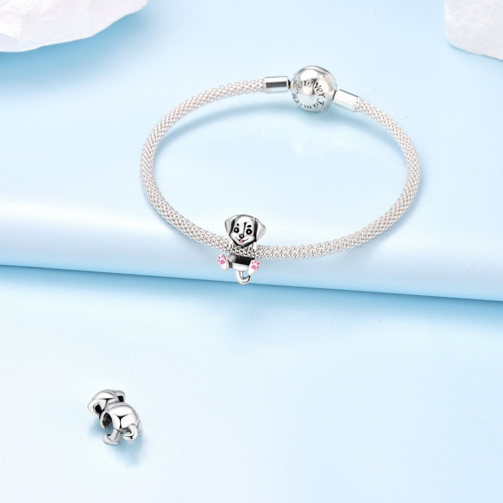 Puppy Wraparound Charm