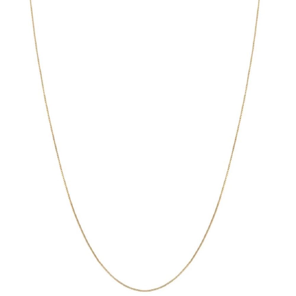 10k Yellow Gold Box Chain (18-inch)