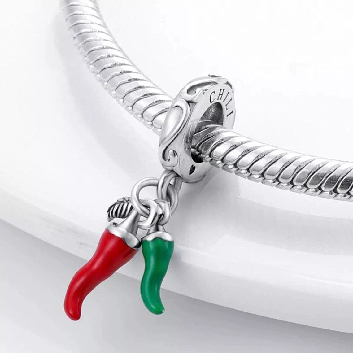Red Chili Pepper Dangle Charm