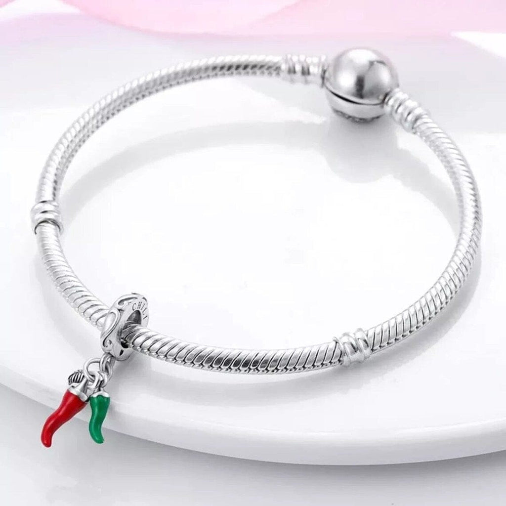 Red Chili Pepper Dangle Charm
