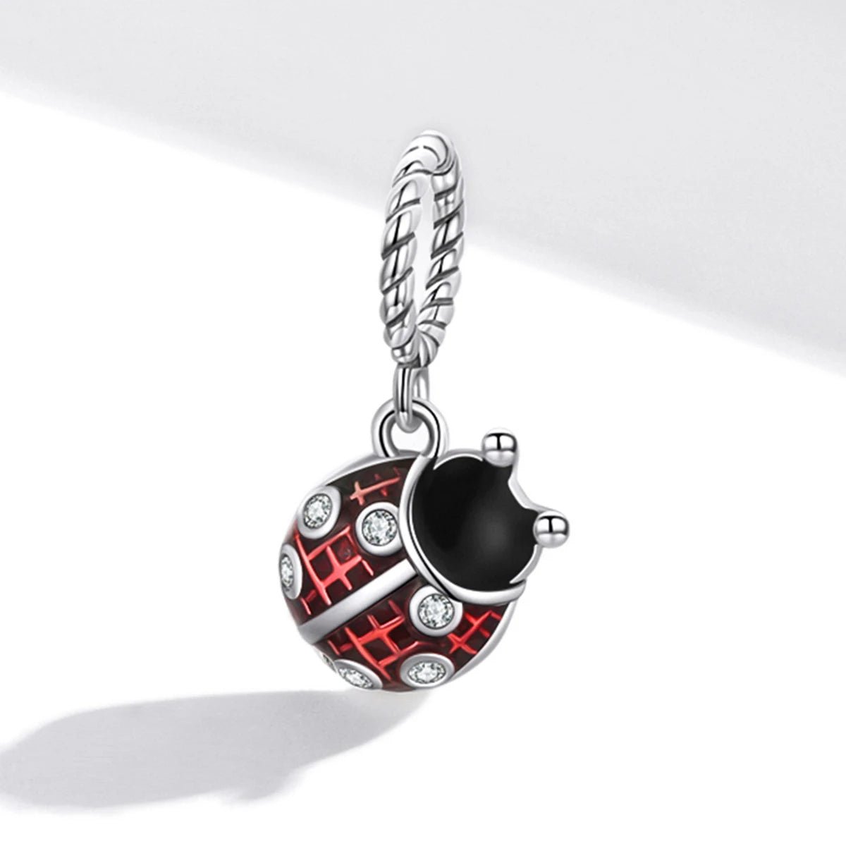 Red Ladybird Dangle Charm