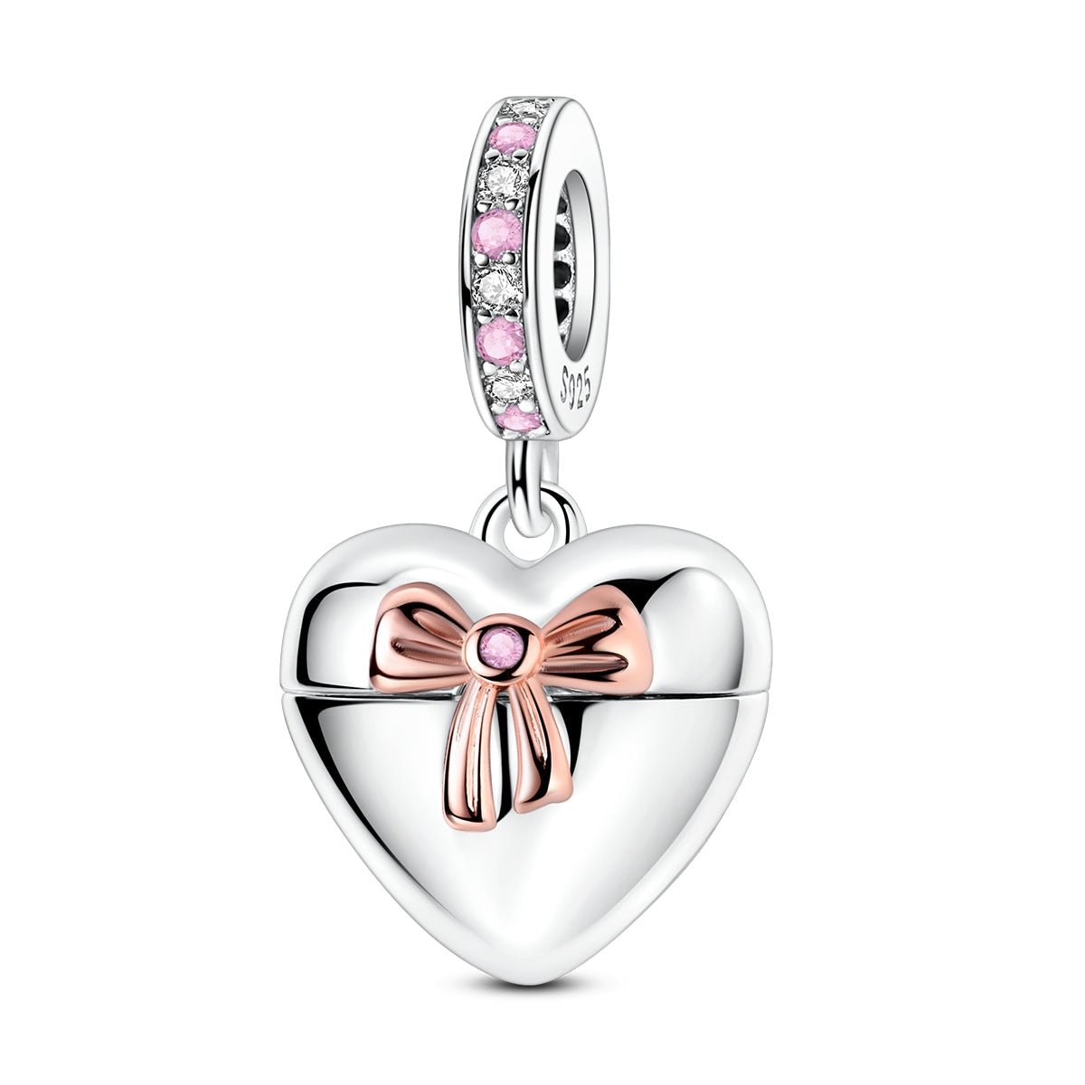 Reveal Your Love Heart Locket Pendant Charm
