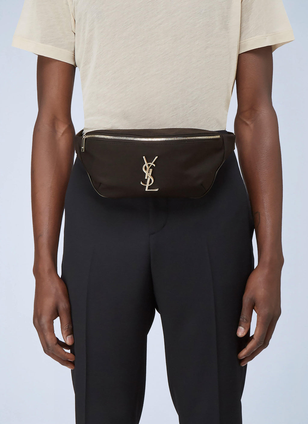 Saint Laurent Men Cassandre Classic Belt Bag