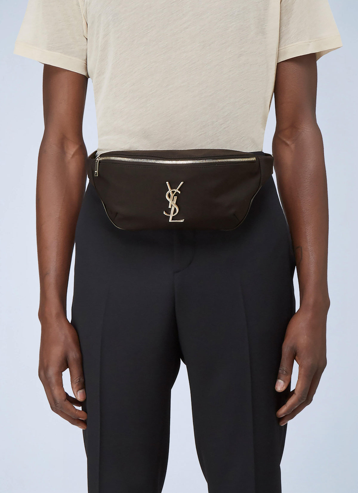 Saint Laurent Men Cassandre Classic Belt Bag