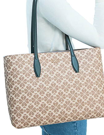 Kate Spade New York Spade Flower Coated Canvas All Day Large Tote