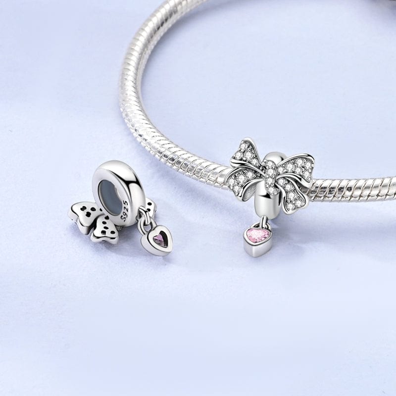 Sparkling Bow Charm