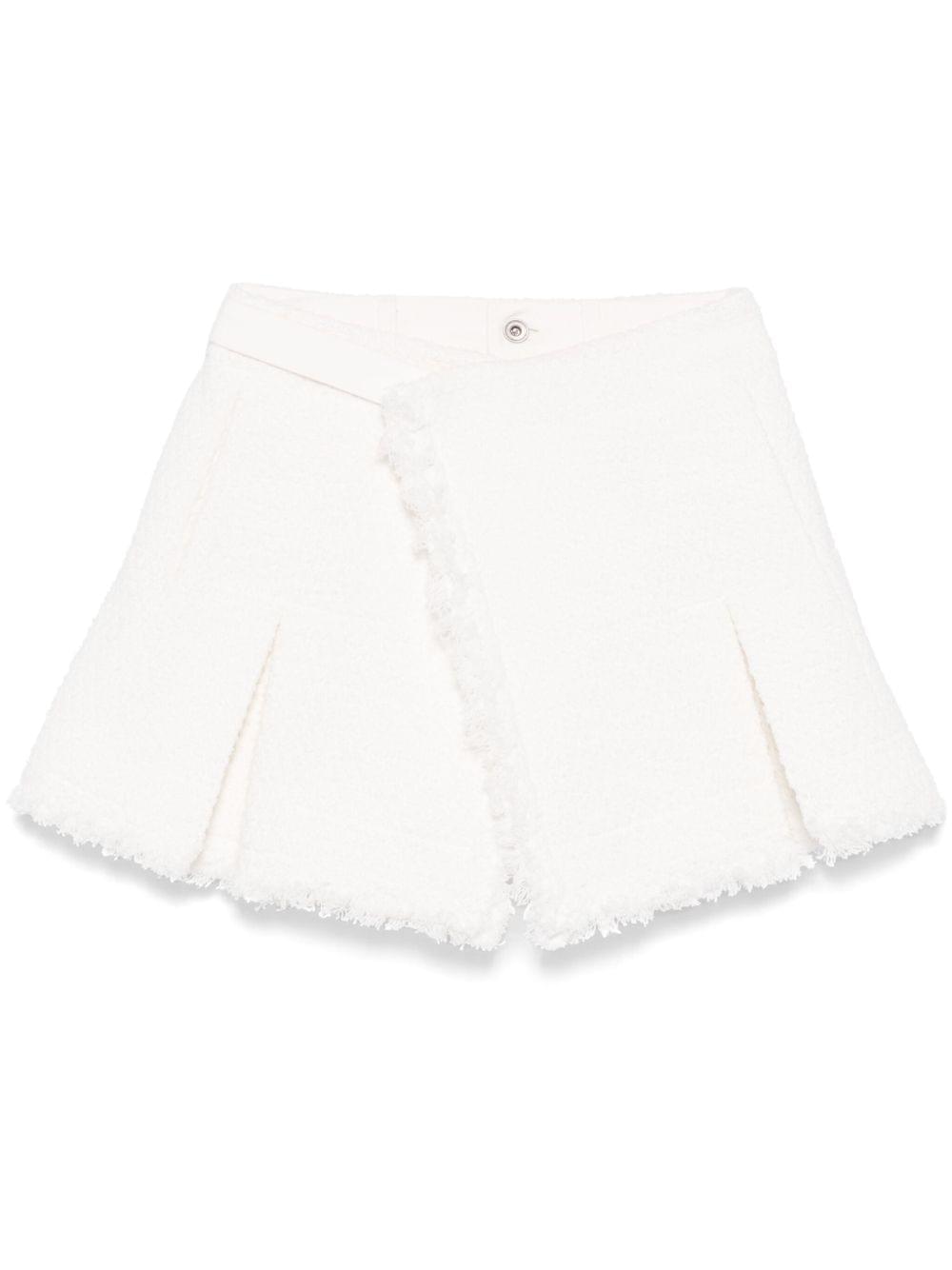 Sacai Women Denim Mix Shorts