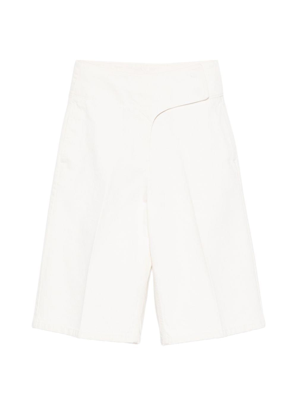 Ami Paris Women Cotton Bermuda Shorts