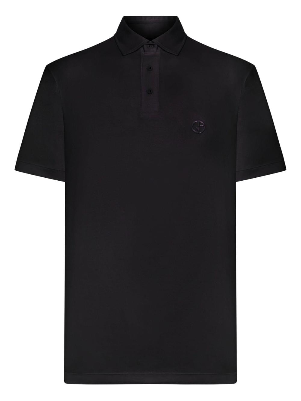 Giorgio Armani Men Interlock Cotton Polo Shirt