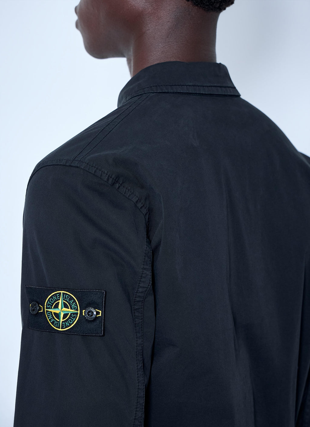 Stone Island Men Button-Down Cotton Shirt