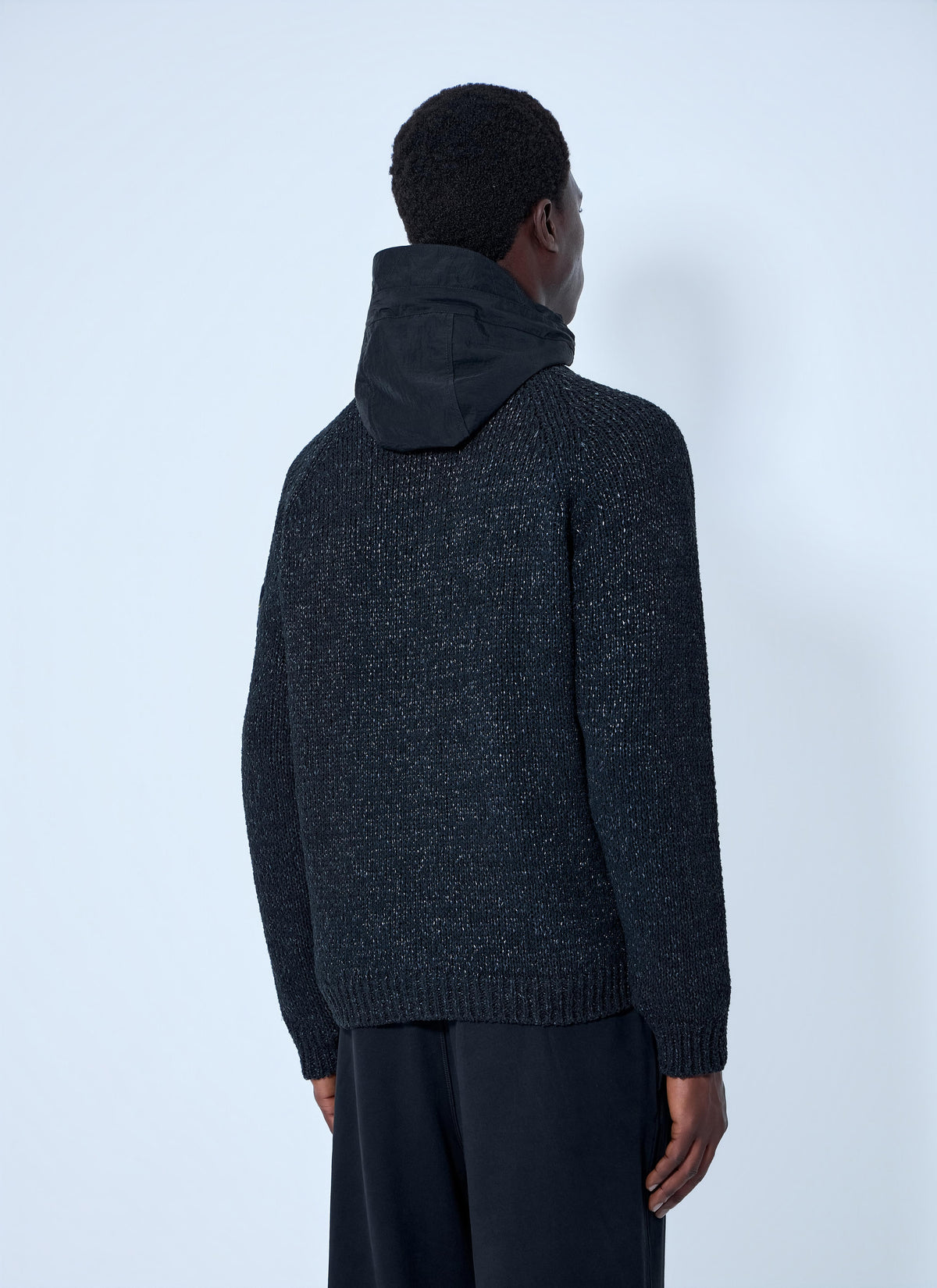 Stone Island Men Textured Knit Jacket