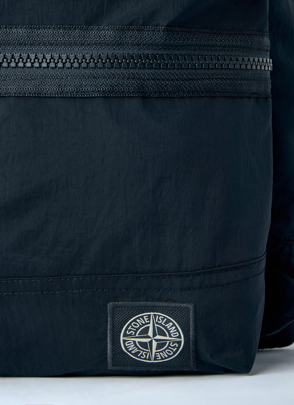 Stone Island Men Nylon Backpack With Front Zip Pocket