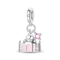 Taj Mahal with Crystal Accent Dangle Charm