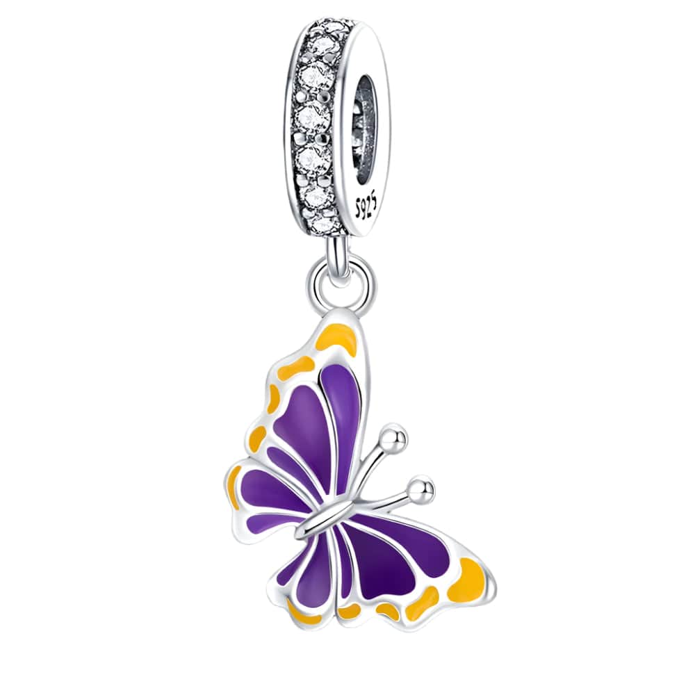 Temperature Changing Color Butterfly Dangle Charm