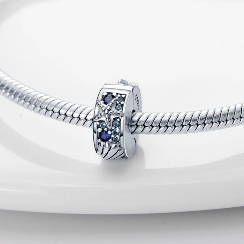Tropical Starfish & Shell Clip Charm