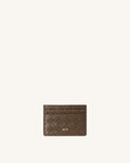 Woven Texture Card Holder - Cocoa Brown