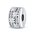 White Daisy Flower Spacer Charm