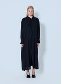 Yohji Yamamoto Women Backside Slit Long Coat