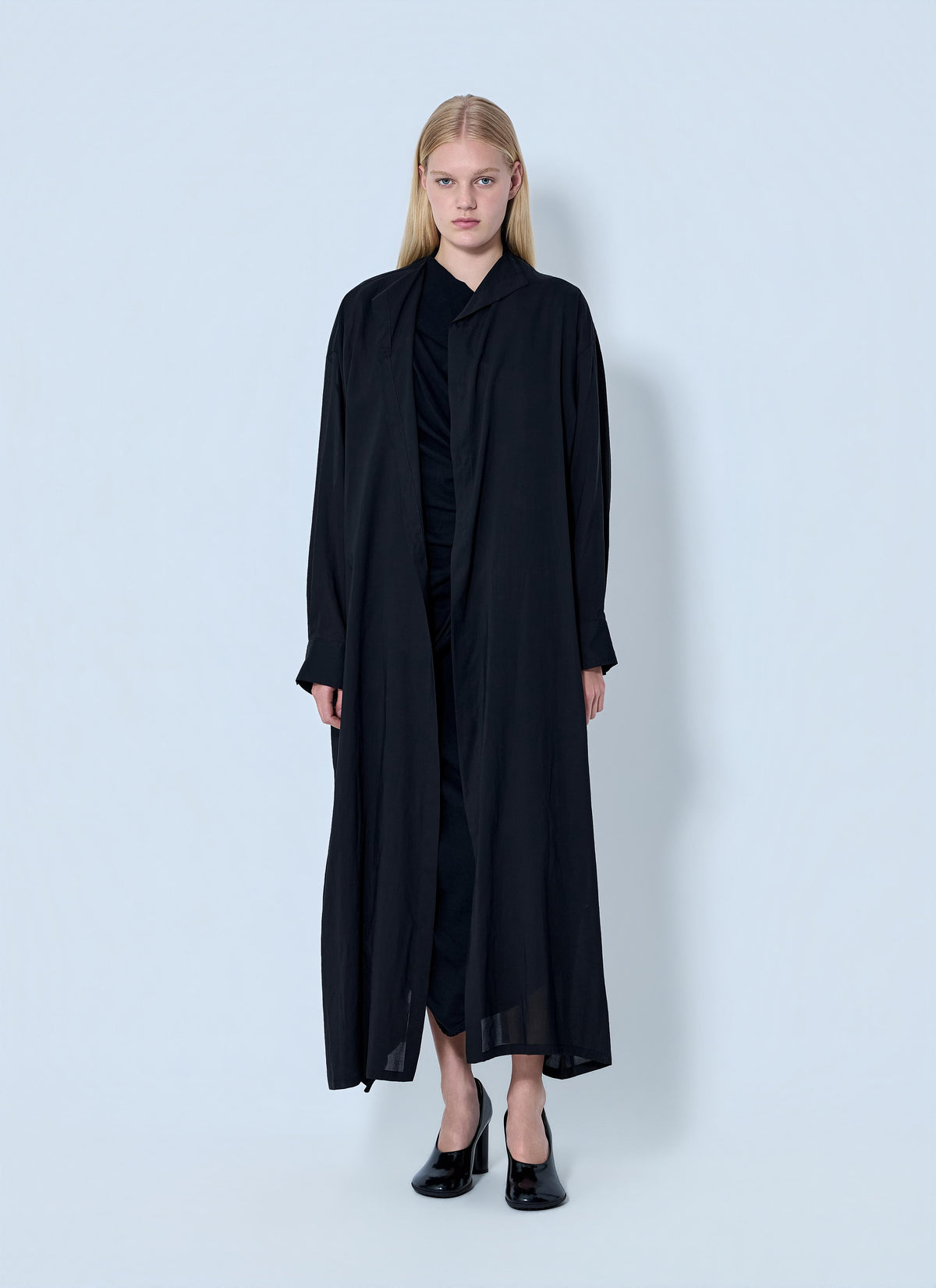 Yohji Yamamoto Women Backside Slit Long Coat